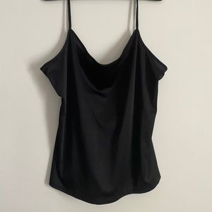 Black Plus Size Loose Tank Top Nicole Miller